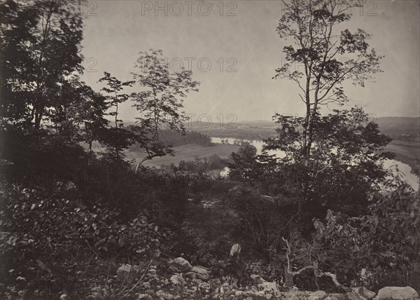 Chattanooga Valley from Lookout Mountain, 1860s.