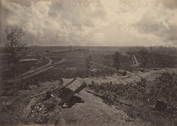 Battle Ground of Resacca, Georgia No. 4, 1860s.