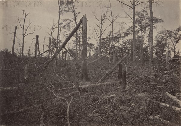 The "Hell Hole" New Hope Church, Georgia, 1860s.