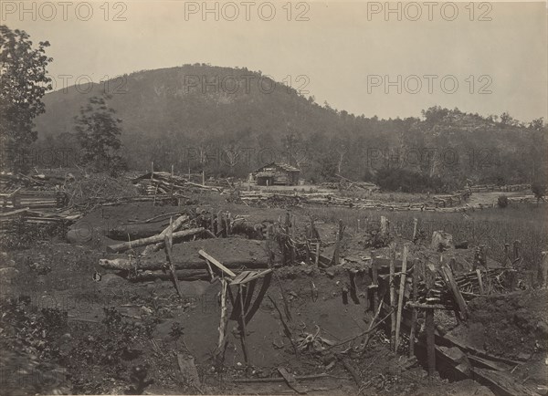 The Front of Kenesaw Mountain, Georgia, 1860s.