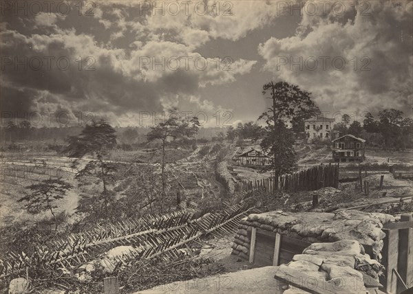 Rebel Works in Front of Atlanta, Georgia No. 1, 1860s.