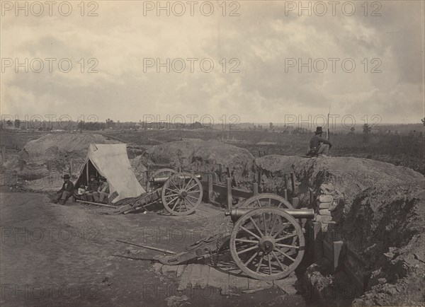 Rebel Works in Front of Atlanta, Georgia No. 4, 1860s.