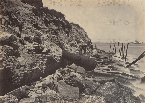 Exterior View of Fort Sumpter, 1860s.