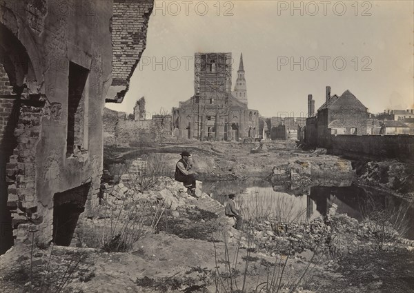 Ruins in Charleston, South Carolina, 1860s.