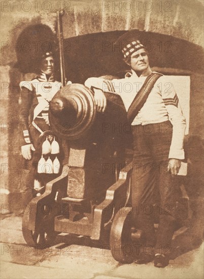 The Porthole / Sergeant and Private of the 42nd Gordon Highlanders, Edinburgh Castle, 1843-47.