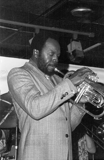 Thad Jones, Ronnie Scott's Jazz Club, Soho, London, 1973.