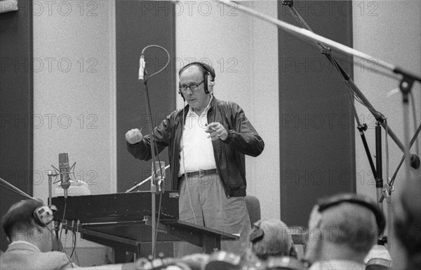 Henry Mancini, CTS Studios, Wembley, London, April 1990.