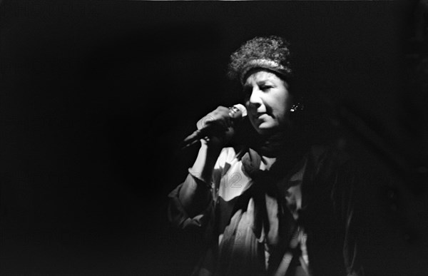 Flora Purim, Ronnie Scott's Jazz Club, Soho, London, Feb 1988. Creator: Brian O'Connor.