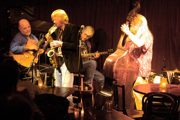 Matt Wates, Tony Barnard, Nils Solberg, 606 Club, London, May 2008. Creator: Brian O'Connor.