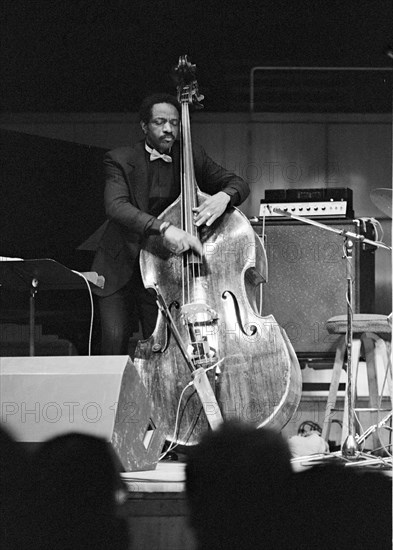 Reggie Workman, Fairfield Halls, Croydon, Nov 1987. Creator: Brian O'Connor.