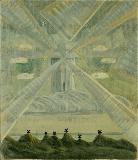 Andante (Sonata II), 1907. Creator: Ciurlionis, Mikalojus Konstantinas (1875-1911).