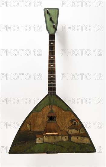 Balalaika, End 1890s. Creator: Workshop of Princess Maria Tenisheva in Talashkino.