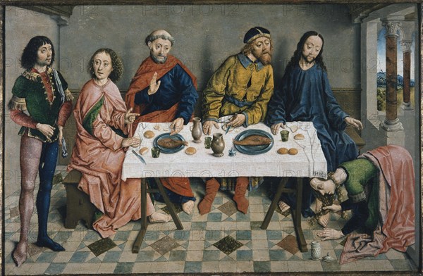 Christ in the House of Simon the Pharisee, c. 1490. Creator: Bouts, Aelbrecht (1451/54-1549).