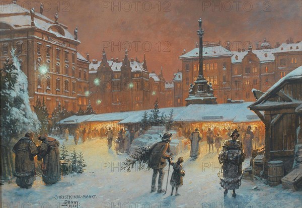 Christkindlmarkt, 1922. Creator: Janny, Georg (1864-1946).