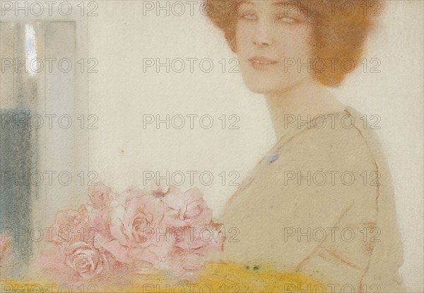 Des roses. Creator: Khnopff, Fernand (1858-1921).
