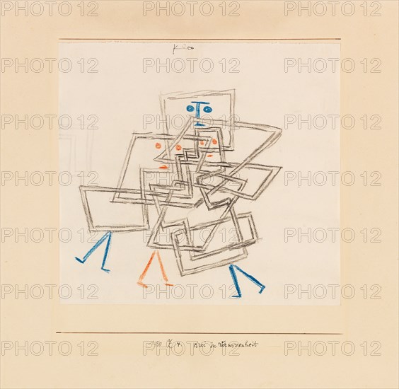 Drei in Verworrenheit, 1930. Creator: Klee, Paul (1879-1940).