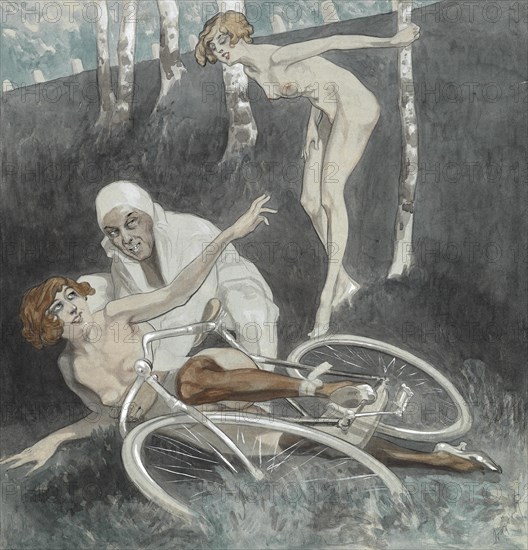 Erotic illustration. Creator: Bayros, Franz von (1866-1924).