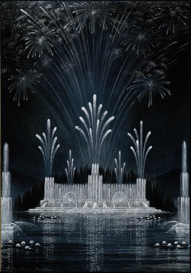 Grandes eaux lumineuses. Creator: Duchêne, Achille (1866-1947).