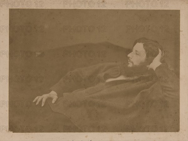 Gustave Courbet, ca 1865. Creator: Anonymous.