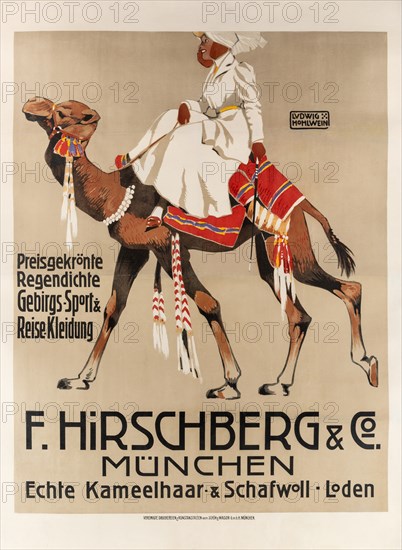 Hirschberg & Co. Sports and travel clothing, 1907. Creator: Hohlwein, Ludwig (1874-1949).