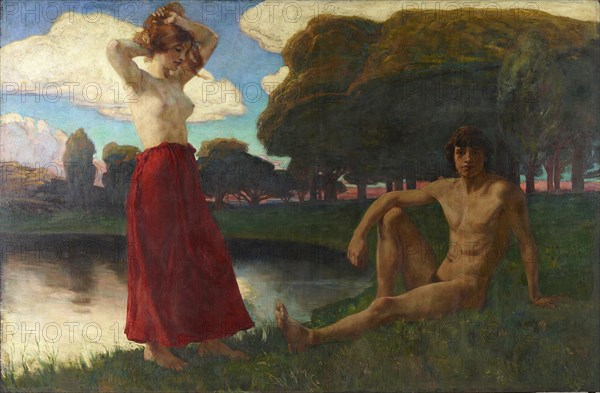 Idyll, 1894-1895. Creator: Hofmann, Ludwig, von (1861-1945).