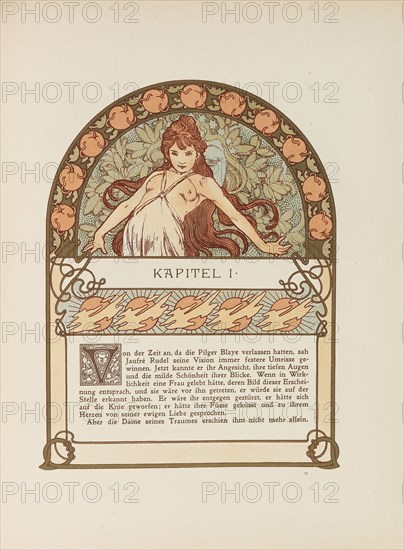 Ilsée, Princesse de Tripoli by Robert de Flers, c. 1900. Creator: Mucha, Alfons Marie (1860-1939).