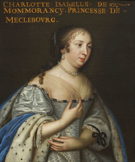 Isabelle Angélique de Montmorency (1627-1695), Duchess of Mecklenburg-Schwerin, ca 1665. Creator: Anonymous.