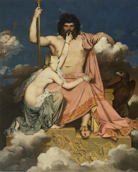 Jupiter and Thetis, 1811. Creator: Ingres, Jean Auguste Dominique (1780-1867).