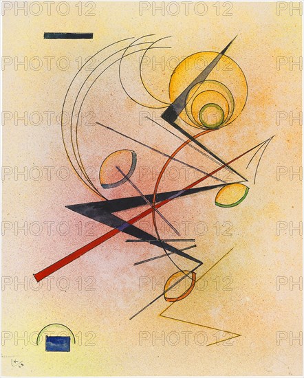 Kleines Warm, 1928. Creator: Kandinsky, Wassily Vasilyevich (1866-1944).