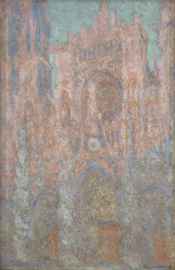 La cathédrale de Rouen. Fin d'après midi (The Rouen Cathedral. Late afternoon), 1893. Creator: Monet, Claude (1840-1926).