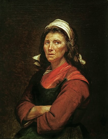 La maraichère (The vegetable seller), 1789. Creator: David, Jacques Louis (1748-1825).