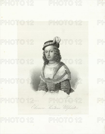 Leonora Christina, Countess Ulfeldt (1621-1698), 1847. Creator: Baerentzen, Emilius Ditlev (1799-1868).