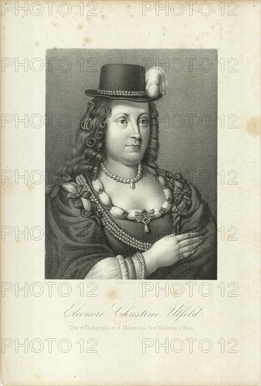 Leonora Christina, Countess Ulfeldt (1621-1698), 1867. Creator: Baerentzen, Emilius Ditlev (1799-1868).