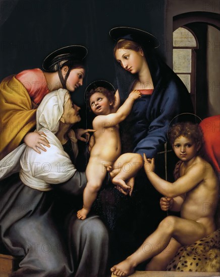 Madonna dell'Impannata, 1513-1514. Creator: Raphael (Raffaello Sanzio da Urbino) (1483-1520).
