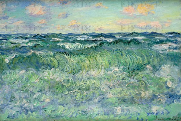 Marine, Pourville, 1881. Creator: Monet, Claude (1840-1926).