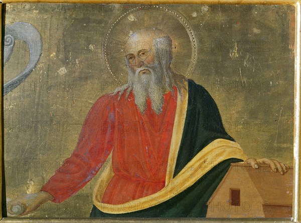 Noah (Predella Panel of the Altarpiece). Creator: Rosselli, Cosimo di Lorenzo (1439-1507).