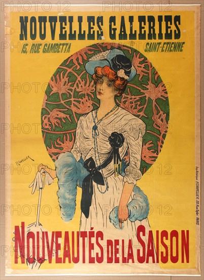 Nouvelles Galeries, Saint -Etienne, 1900s. Creator: Chapellier, Philippe (active End of 18th - Early 20th cen.).