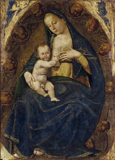 Nursing Madonna, c. 1482-1485. Creator: Signorelli, Luca (ca 1441-1523).