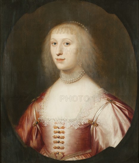 Portrait of Amalia of Solms-Braunfels (1602-1675), 1634. Creator: Honthorst, Gerrit, van (1590-1656).