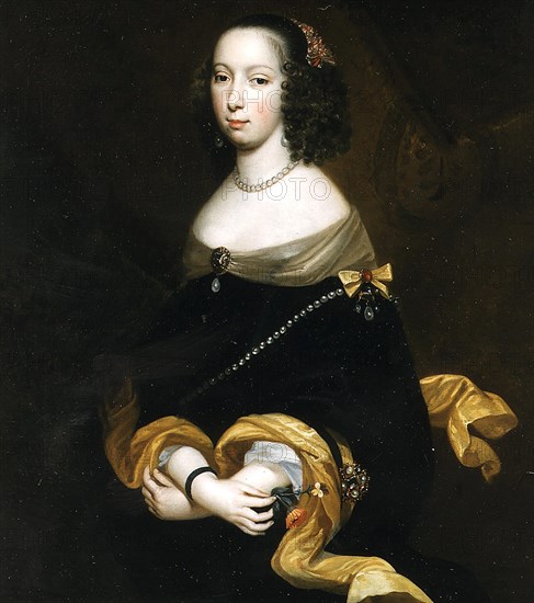 Portrait of Anne de Croÿ (1564-1635), Duchess of Aarschot, 1633. Creator: Anonymous.