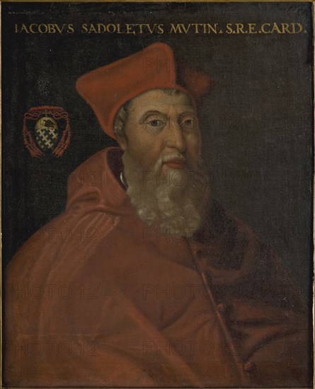 Portrait of Cardinal Jacopo Sadoleto (1477-1547). Creator: Dell'Altissimo, Cristofano (1525-1605).