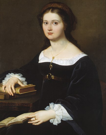 Portrait of Costanza Monti Perticari, 1819-1821. Creator: Agricola, Filippo (1776-1857).