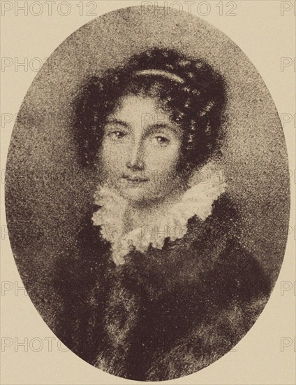 Portrait of Countess Josephine Deym of Stritetz, née Brunsvik de Korompa (1779-1821), c. 1800. Creator: Anonymous.