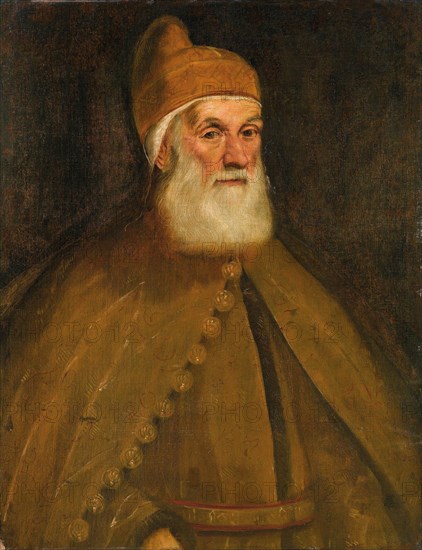 Portrait of Doge Girolamo Priuli, 1550. Creator: Tintoretto, Jacopo (1518-1594).