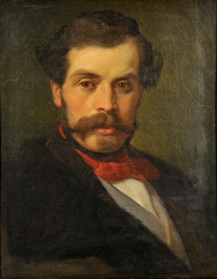 Portrait of Gaetano dell'Acqua, 1851. Creator: Consoni, Nicola (1814-1884).
