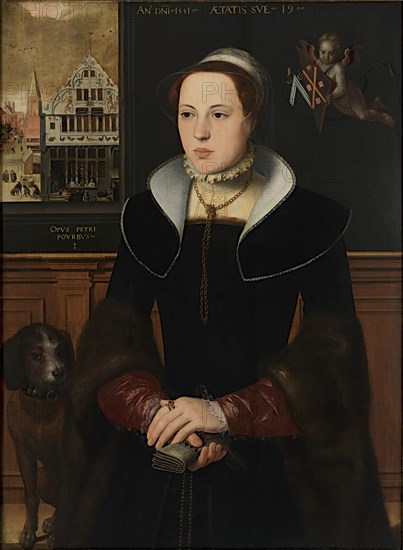 Portrait of Jacquemyne Buuck, 1551. Creator: Pourbus, Pieter (1523-1584).