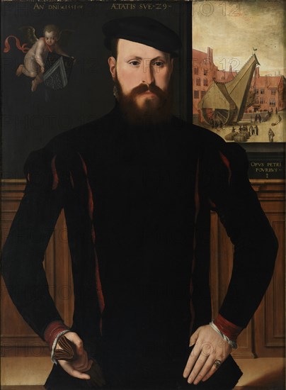 Portrait of Jan van Eyewerve, 1551. Creator: Pourbus, Pieter (1523-1584).