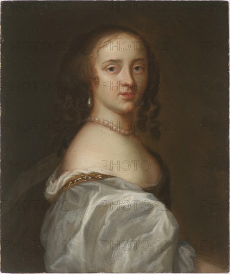 Portrait of Mary Somerset, Duchess of Beaufort (1630-1715), c. 1660. Creator: Anonymous.