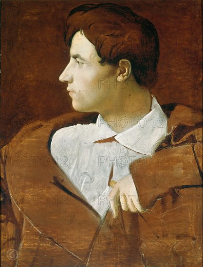 Portrait of the Architect Jean-Baptiste Desdéban (1781-1833), c. 1810. Creator: Ingres, Jean Auguste Dominique (1780-1867).