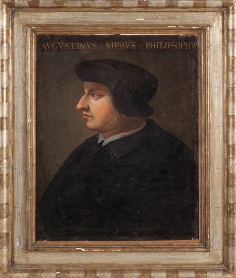 Portrait of the philosopher Agostino Nifo, 18th century. Creator: Anonymous.